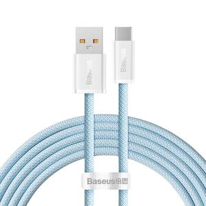 Cable USB to USB-C Baseus Dynamic Series, 100W, 2m (blue) 6932172607487