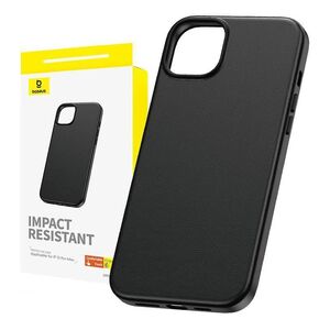 Case APPLE IPHONE 15 PRO MAX Baseus Fauxther Series black 6932172641191