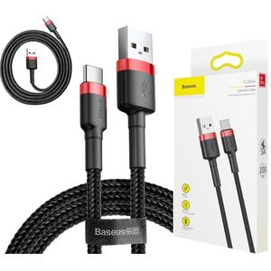 Baseus Cafule cable USB-C 3A 1m (Red+Black) 6953156278219