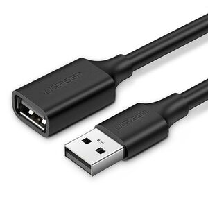 USB 2.0 extension cable UGREEN US103, 2m (black) 6957303813162