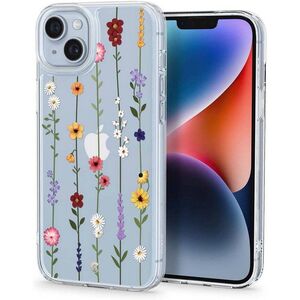 Case IPHONE 14 PLUS Spigen Cyrill Cecile Flower Garden transparent 8809811864380