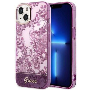 Original Case IPHONE 14 PLUS Guess Hardcase Porcelain Collection pink 3666339064372