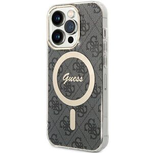 Original Case APPLE IPHONE 15 PRO MAX Guess Hardcase IML 4G MagSafe black 3666339194574