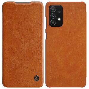 Nillkin Qin leather holster case for Samsung Galaxy A72 4G brown