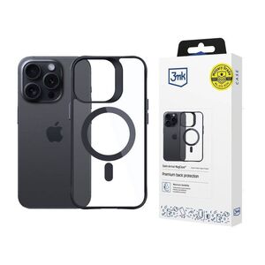 Case APPLE IPHONE 15 PRO 3mk Satin Armor MagCase black 5903108563833