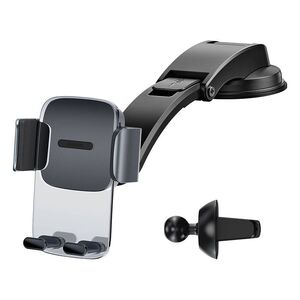 Baseus Easy Control Clamp car holder for grille / dashboard (black) 6932172600365