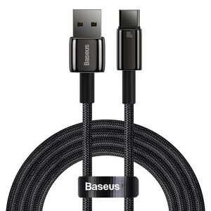 Baseus Tungsten Gold Cable USB to USB-C, 100W, 1m (black) 6932172618087