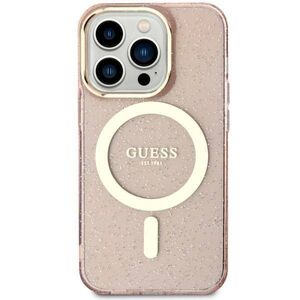 Original Case IPHONE 11 Guess Hardcase Glitter Gold MagSafe (GUHMN61HCMCGP) pink 3666339125806