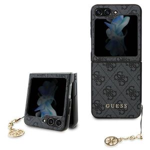 Original Case SAMSUNG GALAXY Z FLIP 5 Guess Hardcase 4G Charms Collection (GUHCZF5GF4GGR) gray 3666339171964