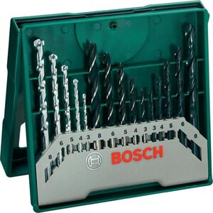 Σετ τρυπανιών Bosch Bosch Mini X-Line Drill - 15 τεμάχια