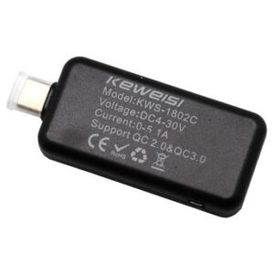 Διαγνωστικό USB KWS-1802C με 1x Θύρα USB C & Οθόνη LCD Τάσης & Ρεύματος 1110407040115 1110407040115 έως και 12 άτοκες δόσεις