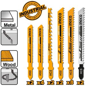 Ingco Πριονόλαμες Σέγας Μεικτό σετ 20 Τεμ. Jsbt2001 6976051788430 έως 12 Άτοκες Δόσεις