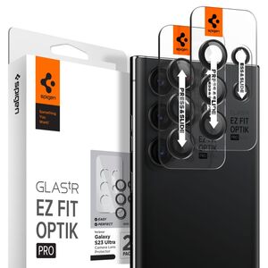 Spigen Spigen - Optik.tR ”EZ FIT” Camera Glass (2 pack) - Samsung Galaxy S23 Ultra - Black 8809896743075 έως 12 άτοκες Δόσεις