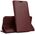 Case MOTOROLA MOTO G85 5G Wallet with a Flap Leatherette Holster Magnet Book burgundy 5907457792609