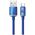 Baseus Baseus - Data Cable Crystal Shine (CAJY000403) - USB to Type-C, 100W, 1.2m - Blue 6932172602819 έως 12 άτοκες Δόσεις