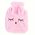 Rubber Hot Water Bottle in Pink Cover 5904161140740