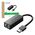 USB 3.0 to RJ45 Network Adapter Ugreen CR111, Gigabit Ethernet (Black) 6957303802005