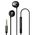 Baseus Baseus - Stereo Earphones Encok H06 (NGH06-01) - with Wire, 3.5mm Jack with Microphone, 1.2m - Black 6953156273900 έως 12 άτοκες Δόσεις