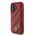 Karl Lagerfeld case for iPhone 16 6,1&quot; KLHCP16SPQDSMGR red Hard Diagonal Quilted Script 3666339317768