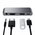 Satechi Aluminium Mobile Pro Hub USB-C (USB-C 60W, 4K HDMI, USB-A 3.0, jack port) (space gray) STH55 879961008031