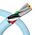 Baseus cable Crystal Shine USB - Lightning 1,2 m 2,4A sky blue