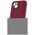 Mag Invisible case for iPhone 12 Pro 6,1&quot;  burgundy