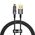 Data cable Baseus Explorer, Lightning, 1.0m, Black - 40462 έως 12 άτοκες Δόσεις