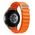 Strap for SAMSUNG GALAXY WATCH 4 (40MM) / (44MM) / GALAXY WATCH 4 CLASSIC (42MM) / (46MM) / GALAXY WATCH 5 (40MM) / (44MM) / GALAXY WATCH 5 PRO (45MM) Tech-Protect Nylon Pro orange 9490713930274