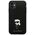 Karl Lagerfeld case for iPhone 11 KLHCN61SMHKNPK black HC Silicone Ikonik Metal Pin 3666339165918