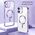 Techsuit Husa pentru iPhone 12 - Techsuit Luxury Crystal MagSafe - Light Purple 5949419137530 έως 12 άτοκες Δόσεις