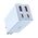 Baseus Charger for 2x USB Socket, 2x Type-C, 65W + Type-C to Type-C Cable - Baseus (P10162701313-00) - Blue 6932172644451 έως 12 άτοκες Δόσεις