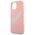 Original Case IPHONE 12 / 12 PRO Guess Hardcase Silicone Vintage (GUHCP12MLSVSPG) pink 3700740495193