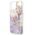 Case IPHONE 13 MINI Guess Hardcase Flower Liquid Glitter (GUHCP13SLFLSU) purple 3666339041274