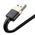 Baseus Cafule Cable USB Lightning 2.4A 1m (Gold+Black) 6953156274990