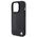 Original Case APPLE IPHONE 15 PRO BMW Hardcase Leather Hot Stamp MagSafe (BMHMP15LSLLBK) black 3666339145361