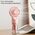 Techsuit Portable Fan with USB Port and 4 Speeds - Techsuit (G10) - Pink 5949419156555 έως 12 άτοκες Δόσεις