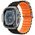 Devia strap Deluxe Sport6 for Apple Watch 42mm/ 44mm/ 45mm/ 49mm black orange 6938595381645