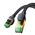 Braided network cable cat.8 Baseus Ethernet RJ45, 40Gbps, 5m (black) 6932172646813