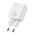 Baseus Compact Quick Charger, USB, USB-C, 20W (white) 6953156207240