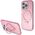 Original Case APPLE IPHONE 15 PRO MAX Guess Hardcase Ring Stand Script Glitter MagSafe (GUHMP15XHRSGSP) pink 3666339156497