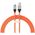 Baseus cable CoolPlay USB - USB-C 1m 100W orange 6932172626839