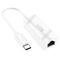 Hoco Hoco - Adapter Acquire (UA22) - USB-C to Ethernet, 100Mbps - White 6931474784124 έως 12 άτοκες Δόσεις