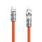 Dudao USB-C to Lightning rotating cable Dudao L24CL 120W 1m (orange) 052478 6973687248406 L24CL έως και 12 άτοκες δόσεις