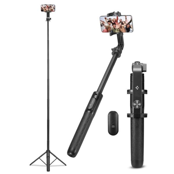 Spigen S560W Bluetooth selfie stick with tripod - black 8809896742009