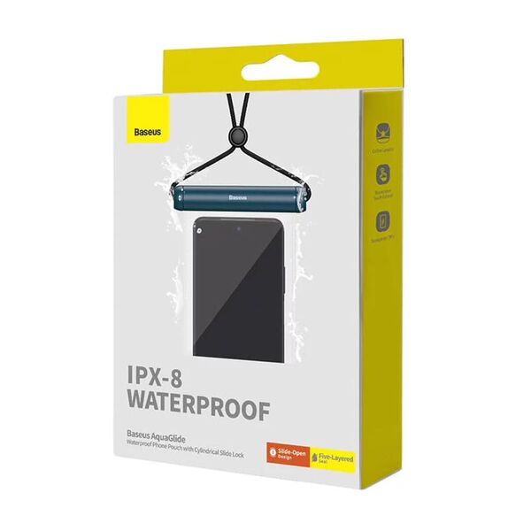 Baseus Husa Waterproof IPX8 pentru Telefon 7.2" - Baseus (P60263701U03-00) - Sea Blue 6932172646318 έως 12 άτοκες Δόσεις