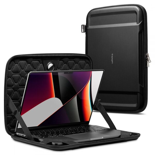 Spigen Rugged Armor Pouch Pro cover for a 13-14&quot; laptop - black 8809811858433