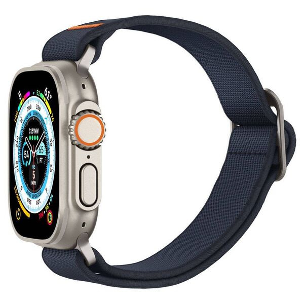 Strap for APPLE WATCH 4 / 5 / 6 / 7 / 8 / SE / ULTRA (42 / 44 / 45 / 49 MM) Spigen Fit Lite Ultra navy blue 8809896743372