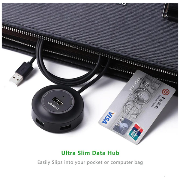 Ugreen Ugreen - Connection Hub (20277) - USB-A to 4xUSB-A 2.0, with Cable, 1m - Black 6957303822775 έως 12 άτοκες Δόσεις