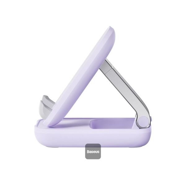 Baseus Adjustable and Foldable Phone Holder - Baseus Seashell Series (B1055551500511-00) - Purple 6932172630171 έως 12 άτοκες Δόσεις