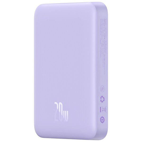 Baseus USB-C External Battery, MagSafe, 10000mAh, 20W - Baseus Magnetic Mini (PPCX110105) - Purple 6932172626099 έως 12 άτοκες Δόσεις